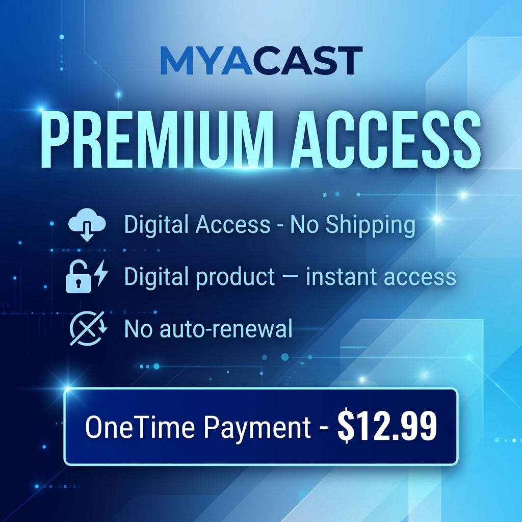 MYACAST PLAN 03: One-Time Premium Access